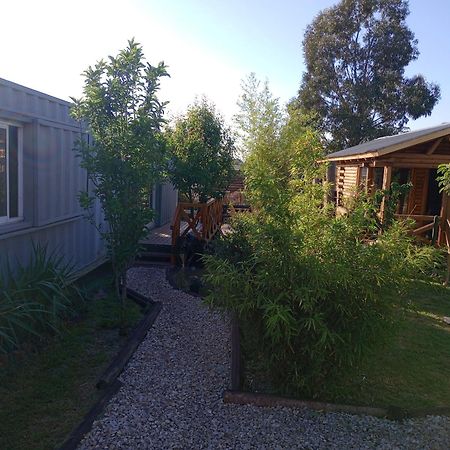 Foresta Acantilados, Casa Container Y Cabana De Troncos 马德普拉塔 外观 照片