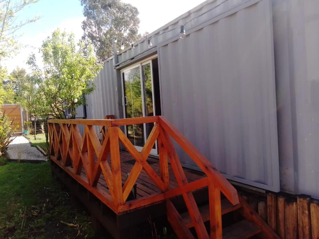 Foresta Acantilados, Casa Container Y Cabana De Troncos 马德普拉塔 外观 照片